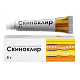цена СКИНОКЛИР ГЕЛЬ Д/НАРУЖ. ПРИМ. 15% ТУБА 5Г в Доброй Аптеке купить СКИНОКЛИР ГЕЛЬ Д/НАРУЖ. ПРИМ. 15% ТУБА 5Г в Доброй Аптеке